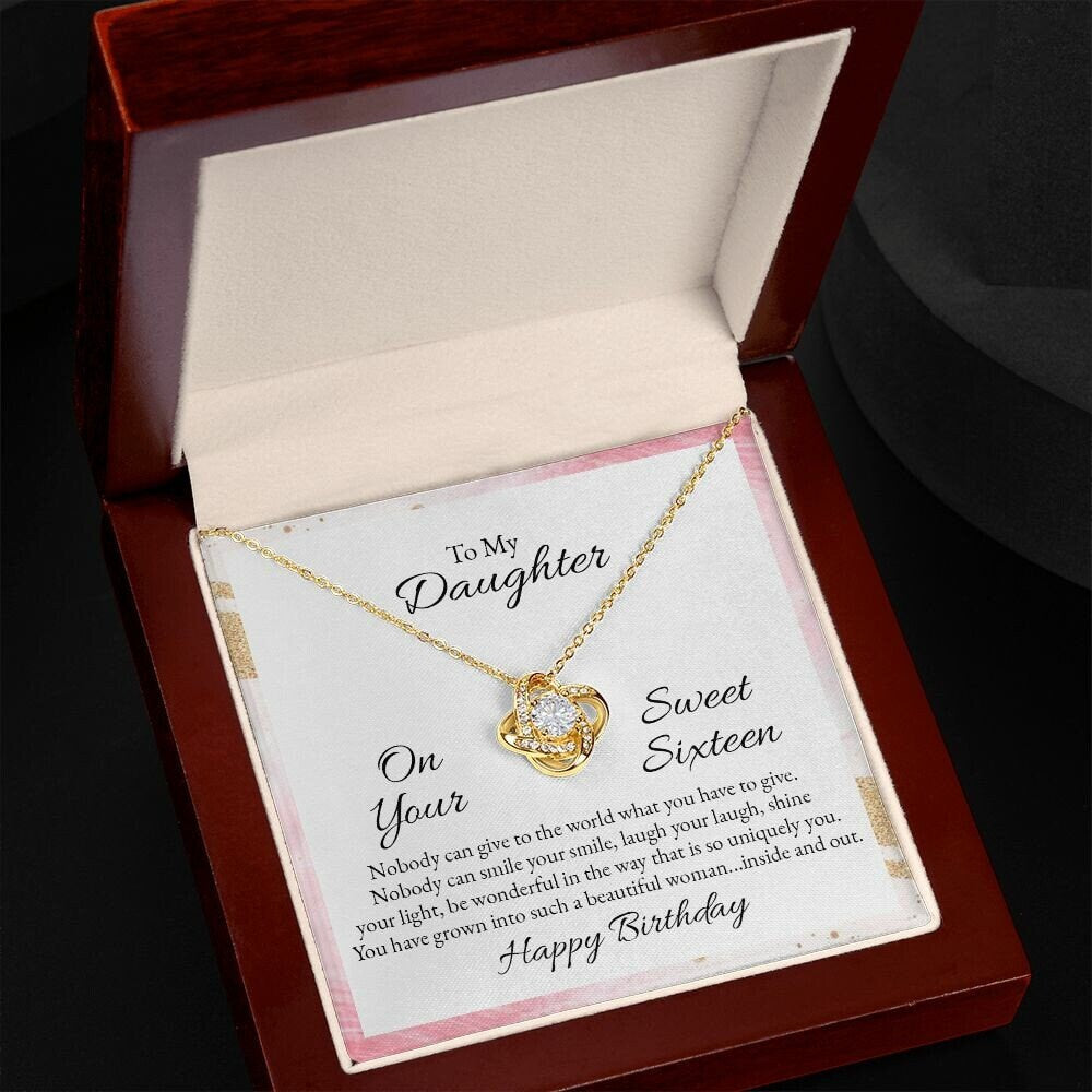 To My Daughter Sweet Sixteen Birthday Gift from Father from mother Gift For 16 Year Old Girl, Sweet Sixteen