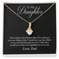 To my Daughter Alluring Beauty necklace from Dad