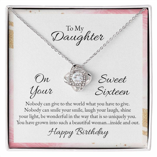 To My Daughter Sweet Sixteen Birthday Gift from Father from mother Gift For 16 Year Old Girl, Sweet Sixteen