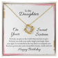 To My Daughter Sweet Sixteen Birthday Gift from Father from mother Gift For 16 Year Old Girl, Sweet Sixteen